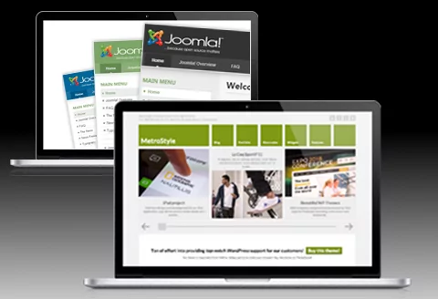 Website Relaunch bei datenwerkstatt.com 1 Joomla 2 WordPress